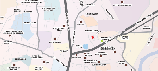 JVM Spectrum Yashaswi Nagar Thane Location